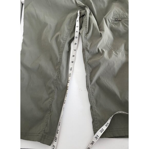 Eddie Bauer Pants 6 Cropped Hiking Pocket Gorp Core Outdoor Trail Cottage Core - Picture 6 of 14